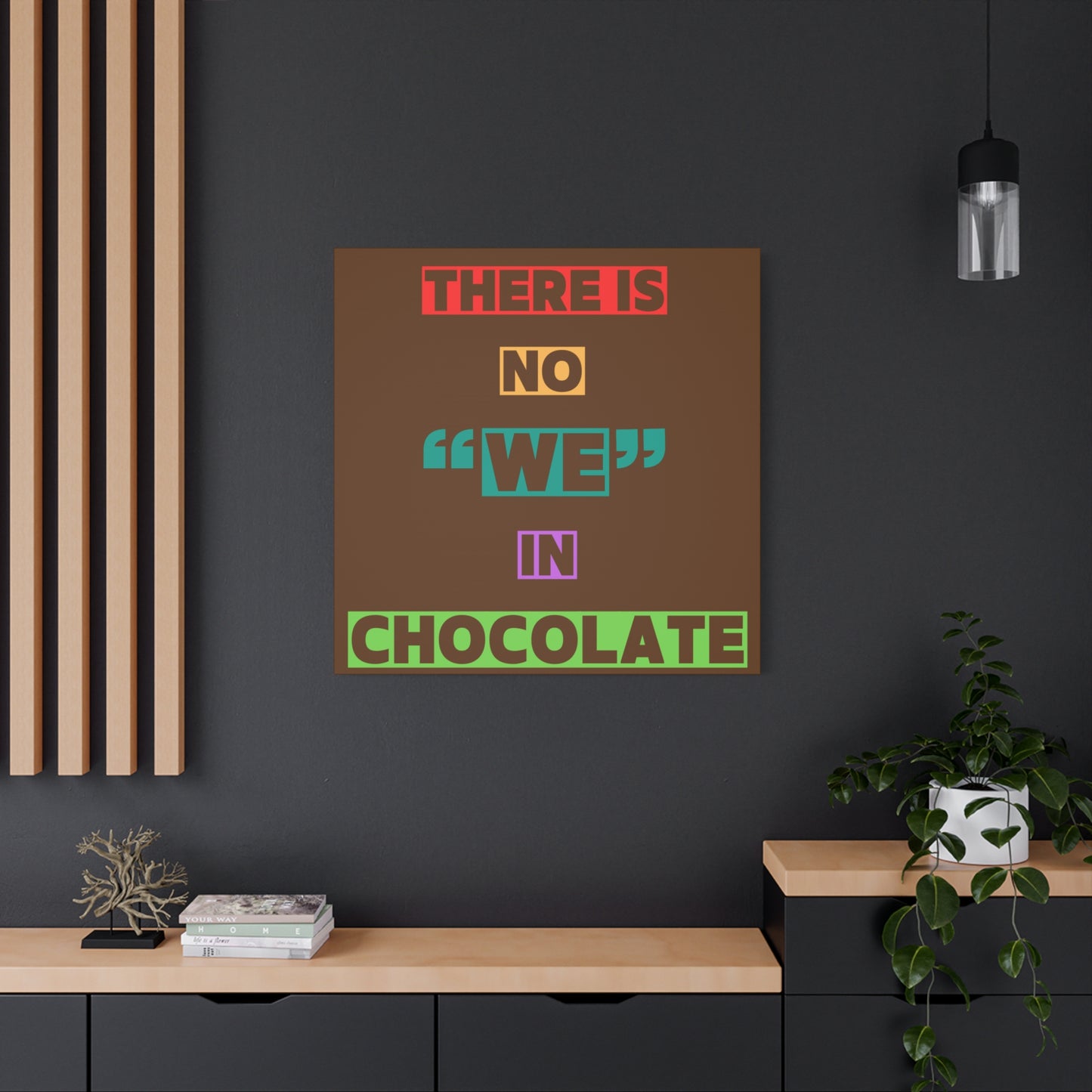Chocolate Lovers Wall Art, Fun Kitchen Decor, Gift for Foodies, Unique Home Accent, Art Print for Chocolate Lovers