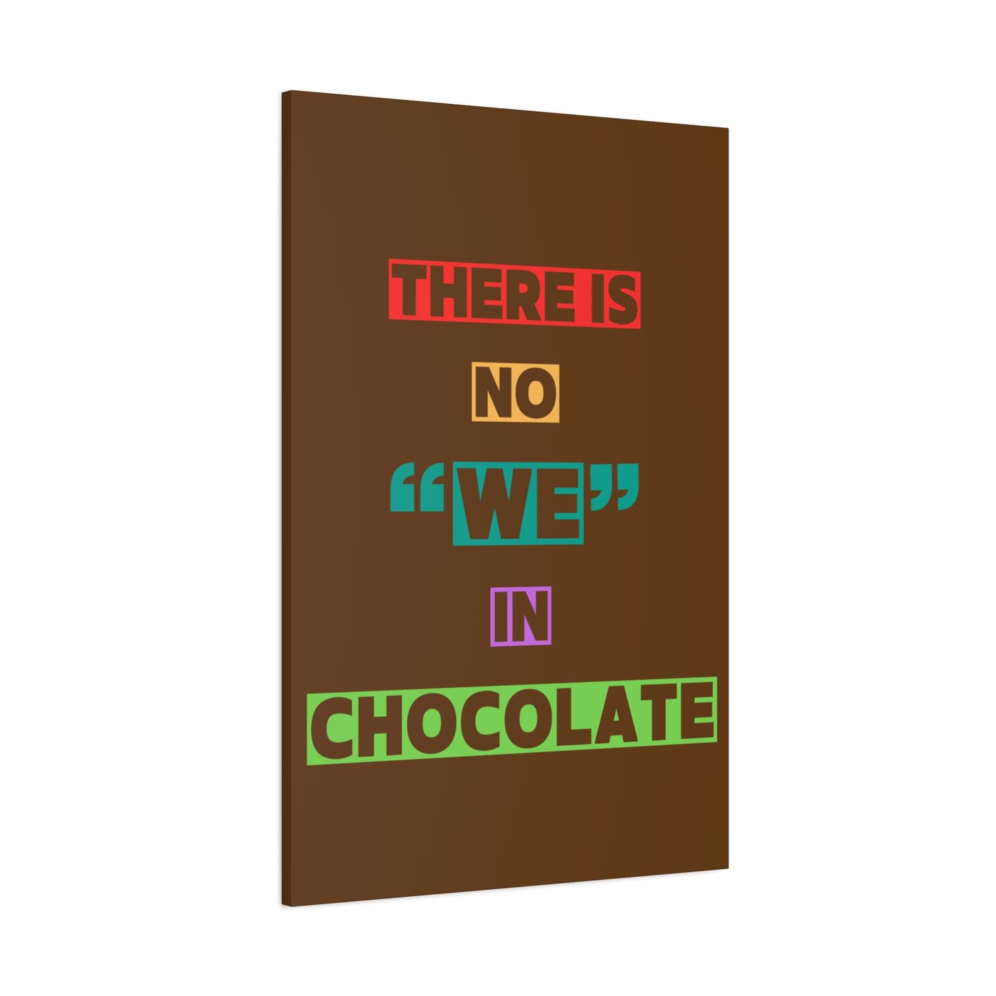 Chocolate Lovers Wall Art, Fun Kitchen Decor, Gift for Foodies, Unique Home Accent, Art Print for Chocolate Lovers