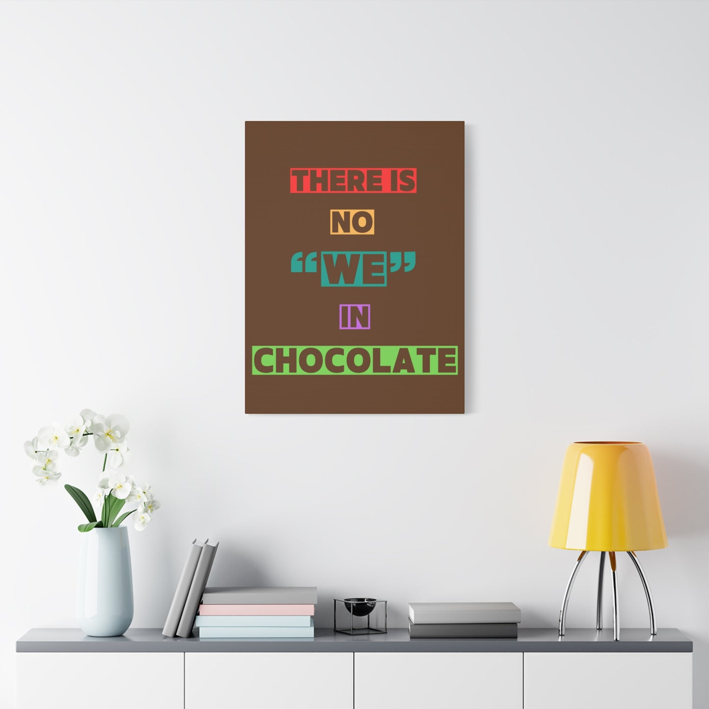 Chocolate Lovers Wall Art, Fun Kitchen Decor, Gift for Foodies, Unique Home Accent, Art Print for Chocolate Lovers
