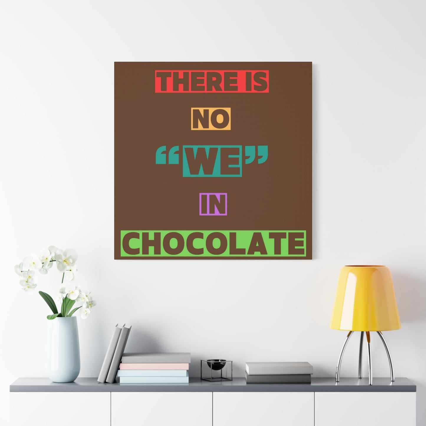 Chocolate Lovers Wall Art, Fun Kitchen Decor, Gift for Foodies, Unique Home Accent, Art Print for Chocolate Lovers