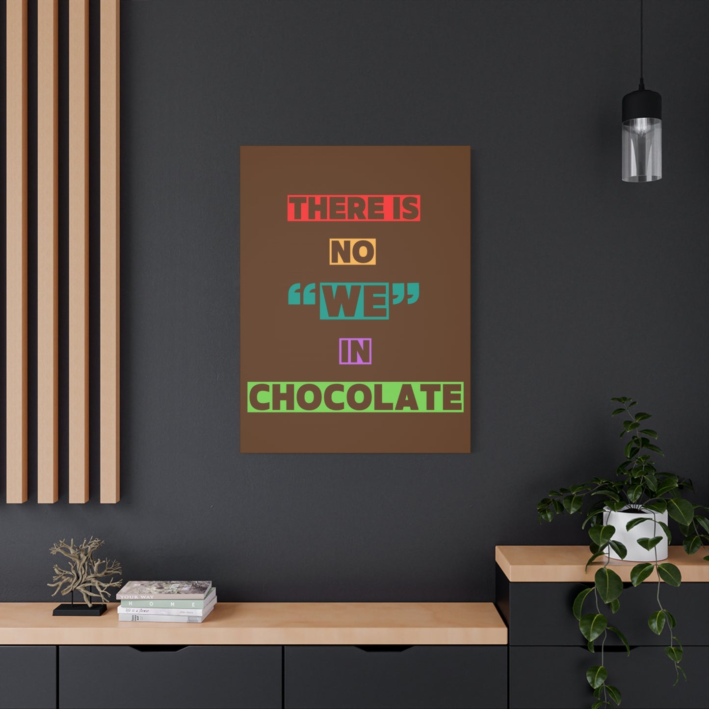 Chocolate Lovers Wall Art, Fun Kitchen Decor, Gift for Foodies, Unique Home Accent, Art Print for Chocolate Lovers