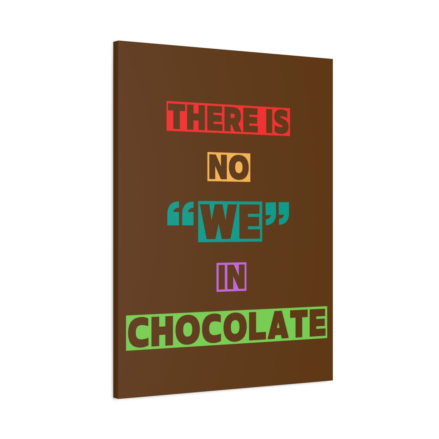 Chocolate Lovers Wall Art, Fun Kitchen Decor, Gift for Foodies, Unique Home Accent, Art Print for Chocolate Lovers