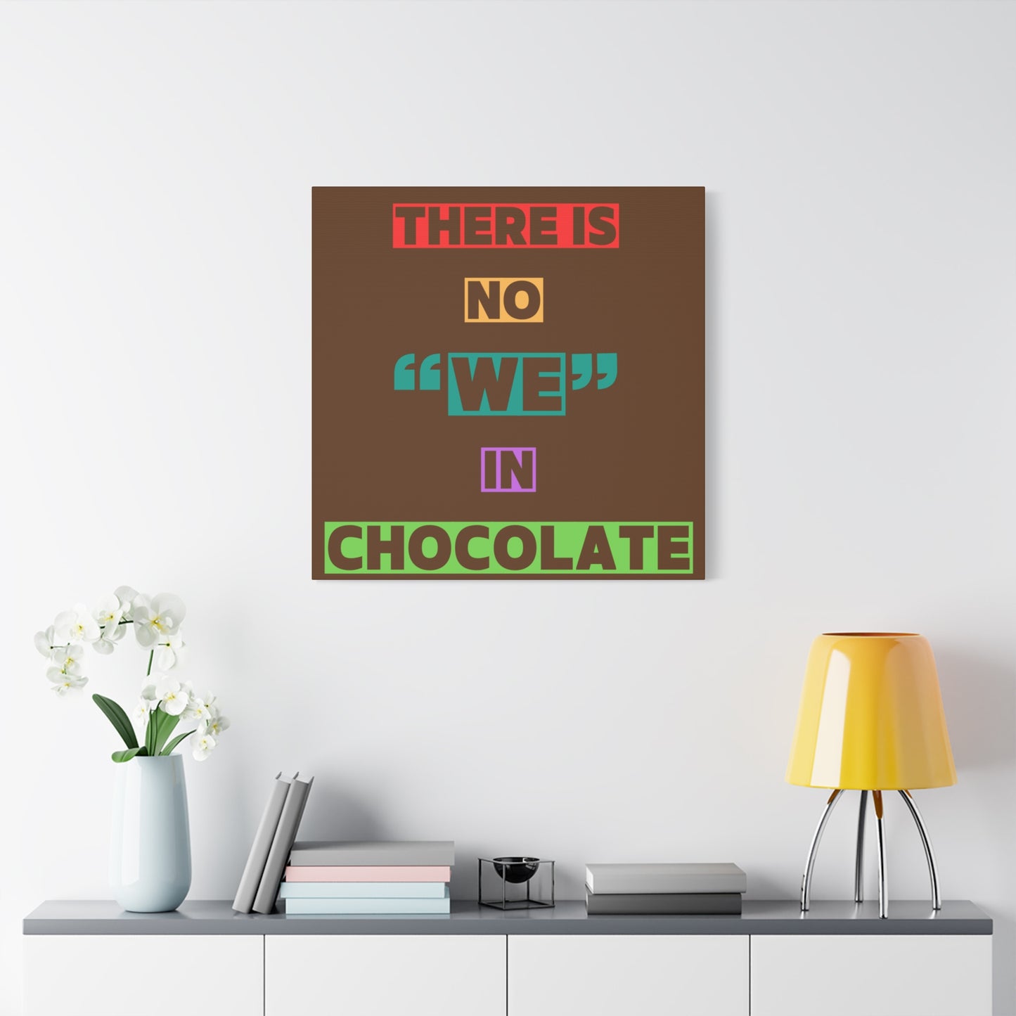 Chocolate Lovers Wall Art, Fun Kitchen Decor, Gift for Foodies, Unique Home Accent, Art Print for Chocolate Lovers