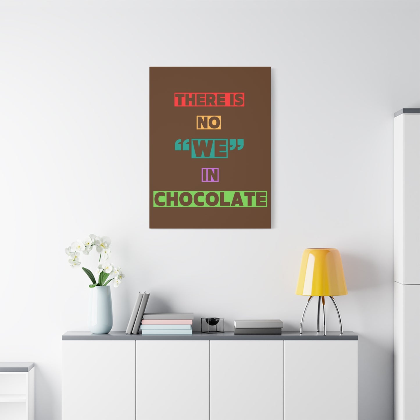Chocolate Lovers Wall Art, Fun Kitchen Decor, Gift for Foodies, Unique Home Accent, Art Print for Chocolate Lovers