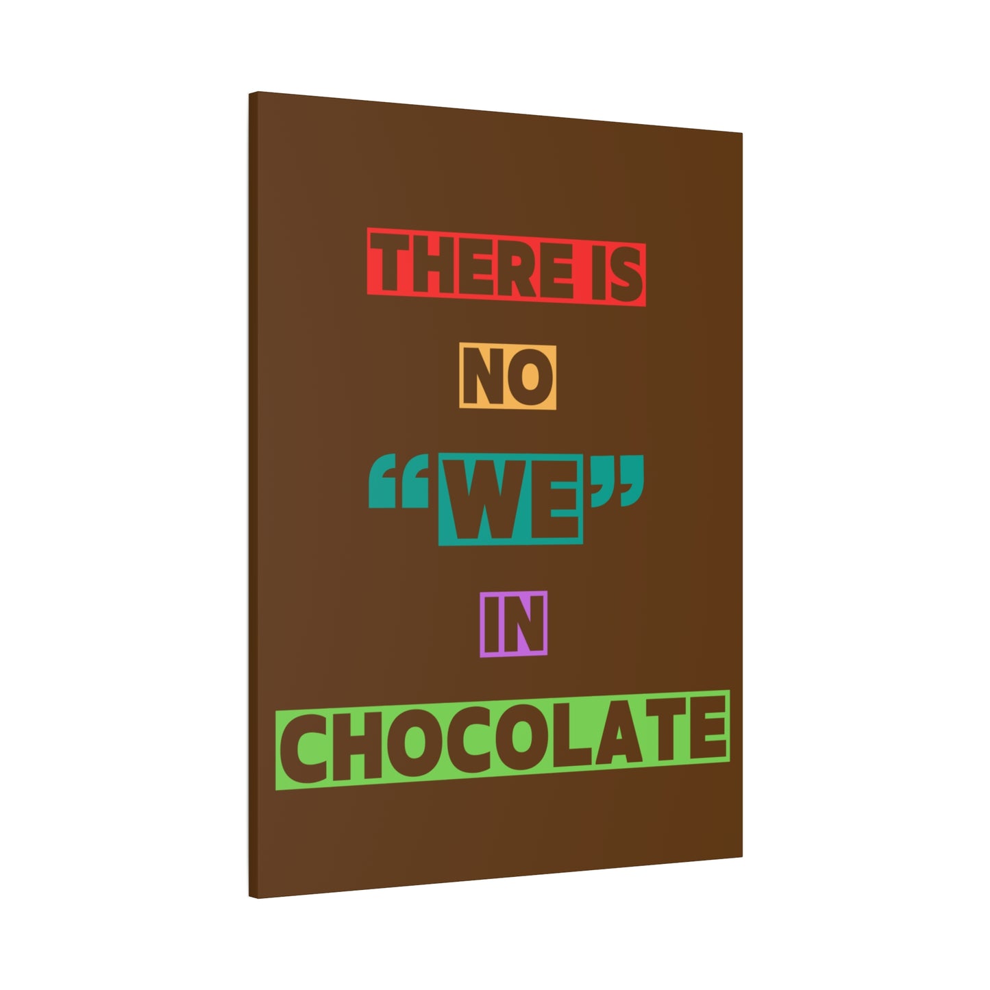 Chocolate Lovers Wall Art, Fun Kitchen Decor, Gift for Foodies, Unique Home Accent, Art Print for Chocolate Lovers