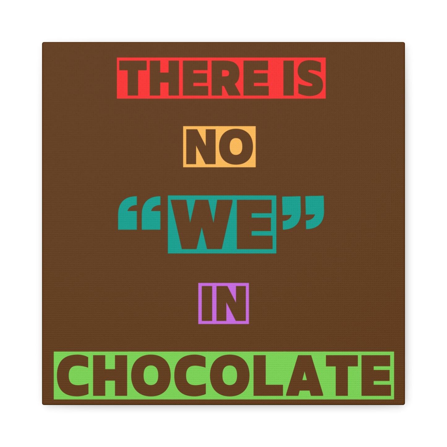 Chocolate Lovers Wall Art, Fun Kitchen Decor, Gift for Foodies, Unique Home Accent, Art Print for Chocolate Lovers
