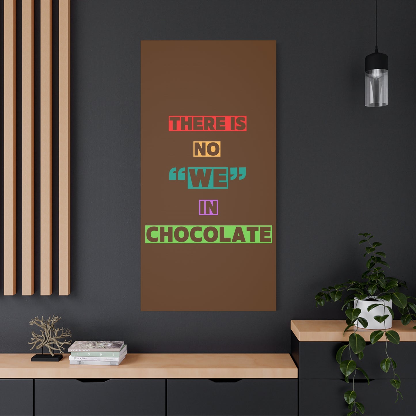 Chocolate Lovers Wall Art, Fun Kitchen Decor, Gift for Foodies, Unique Home Accent, Art Print for Chocolate Lovers