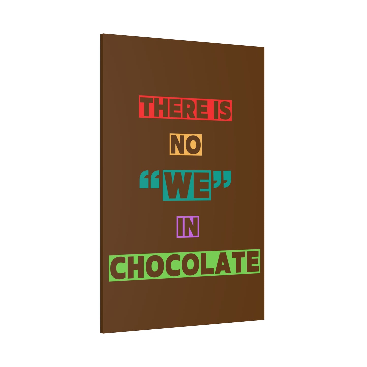 Chocolate Lovers Wall Art, Fun Kitchen Decor, Gift for Foodies, Unique Home Accent, Art Print for Chocolate Lovers