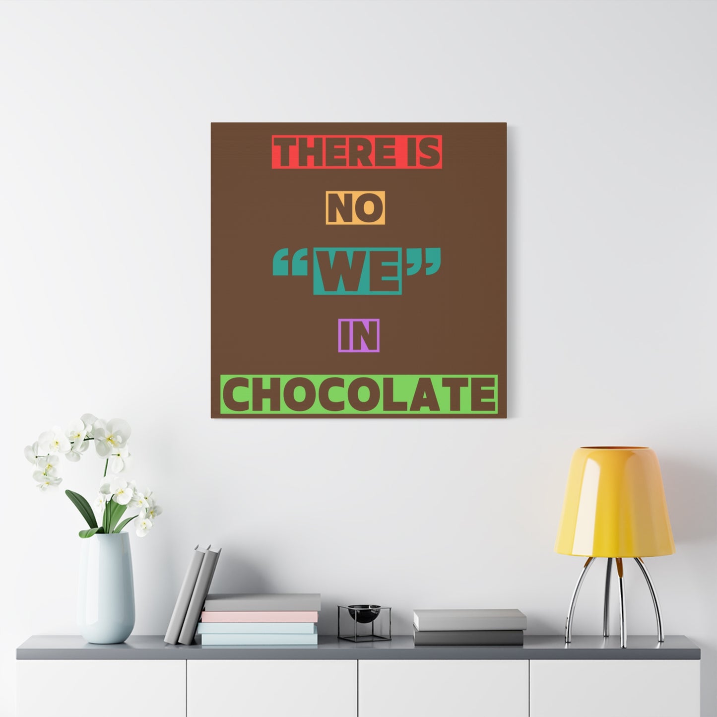 Chocolate Lovers Wall Art, Fun Kitchen Decor, Gift for Foodies, Unique Home Accent, Art Print for Chocolate Lovers