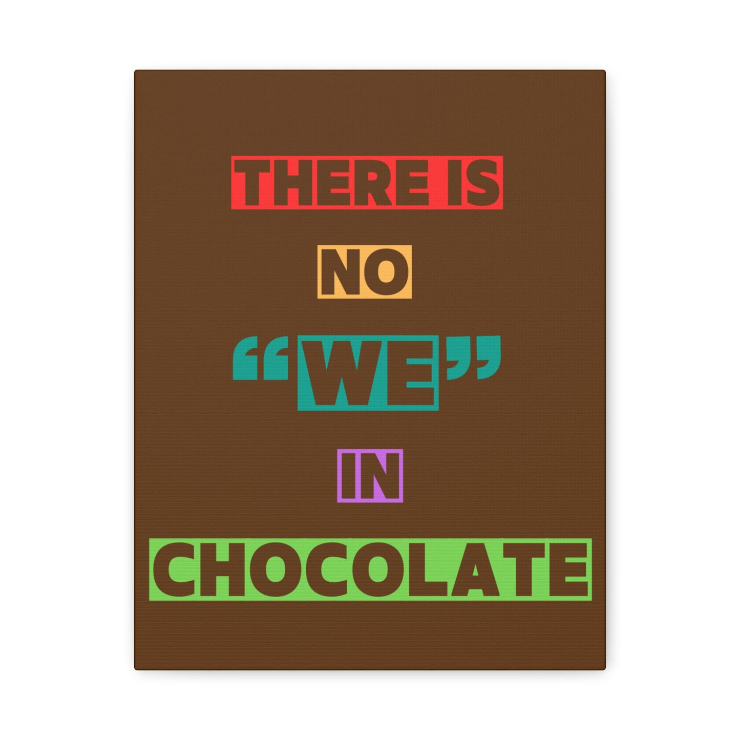 Chocolate Lovers Wall Art, Fun Kitchen Decor, Gift for Foodies, Unique Home Accent, Art Print for Chocolate Lovers