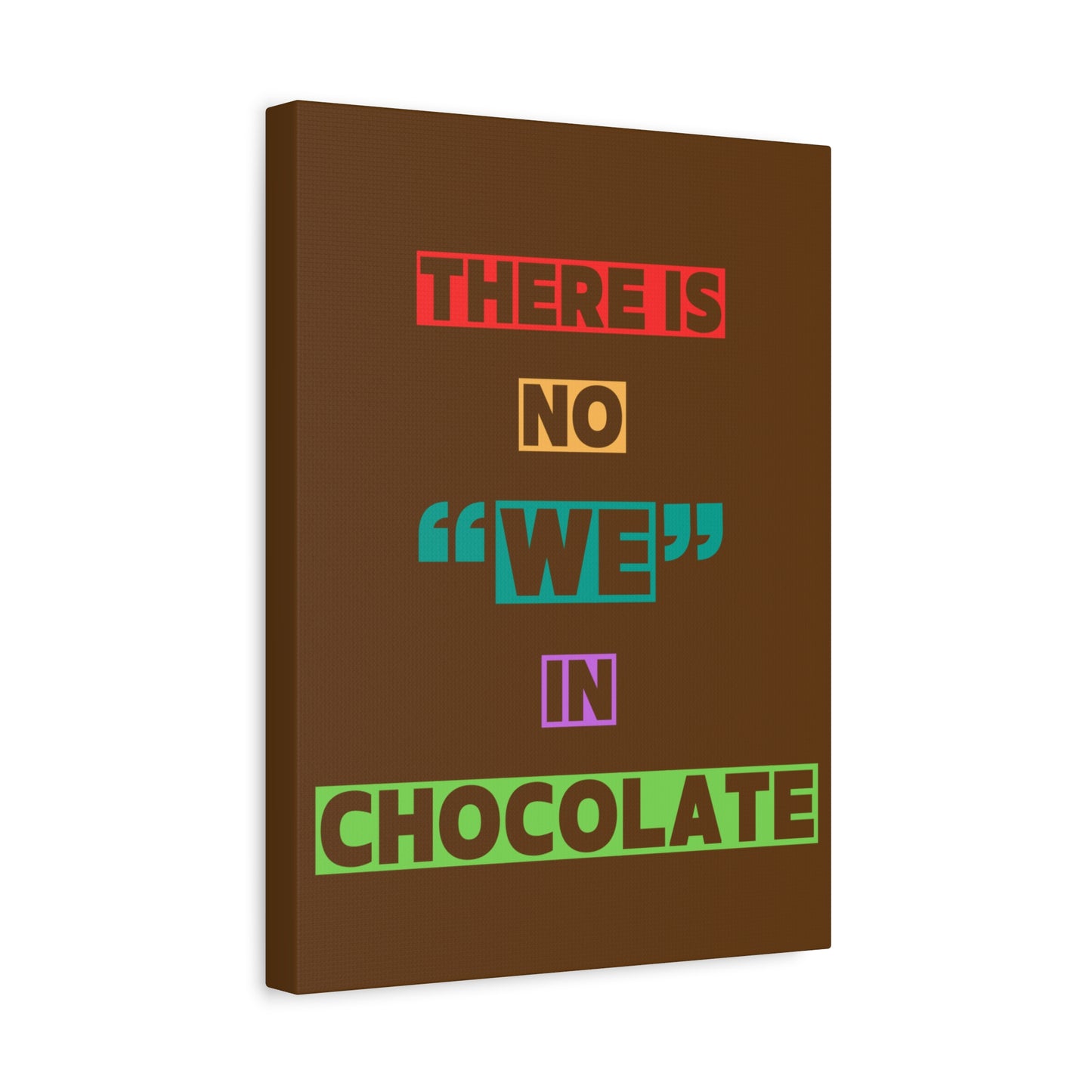 Chocolate Lovers Wall Art, Fun Kitchen Decor, Gift for Foodies, Unique Home Accent, Art Print for Chocolate Lovers