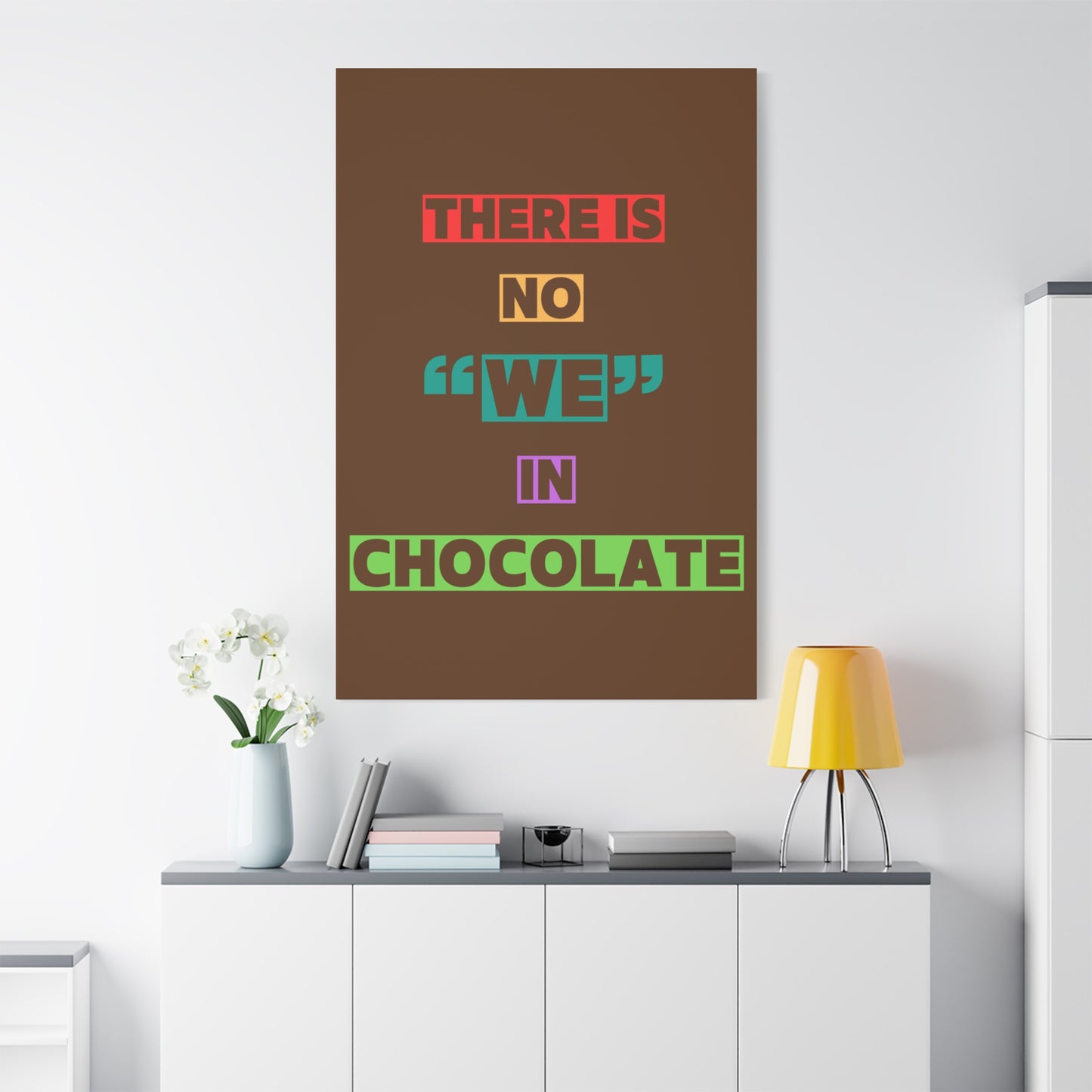 Chocolate Lovers Wall Art, Fun Kitchen Decor, Gift for Foodies, Unique Home Accent, Art Print for Chocolate Lovers