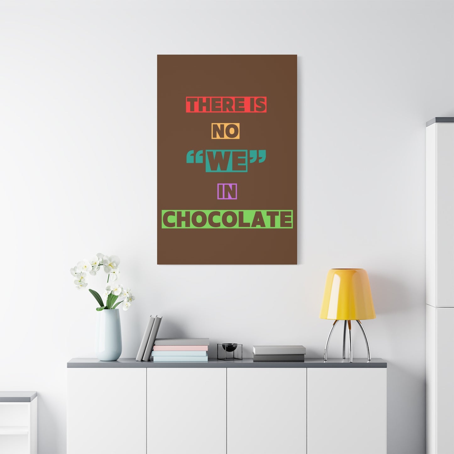 Chocolate Lovers Wall Art, Fun Kitchen Decor, Gift for Foodies, Unique Home Accent, Art Print for Chocolate Lovers