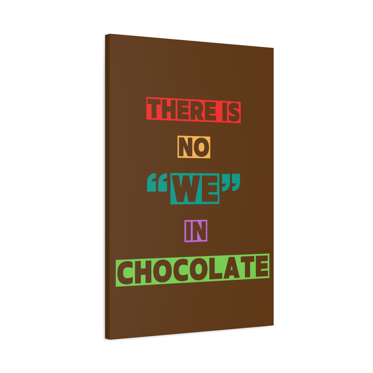 Chocolate Lovers Wall Art, Fun Kitchen Decor, Gift for Foodies, Unique Home Accent, Art Print for Chocolate Lovers
