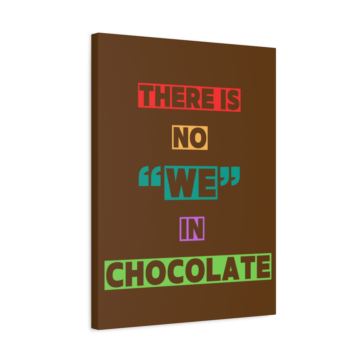 Chocolate Lovers Wall Art, Fun Kitchen Decor, Gift for Foodies, Unique Home Accent, Art Print for Chocolate Lovers