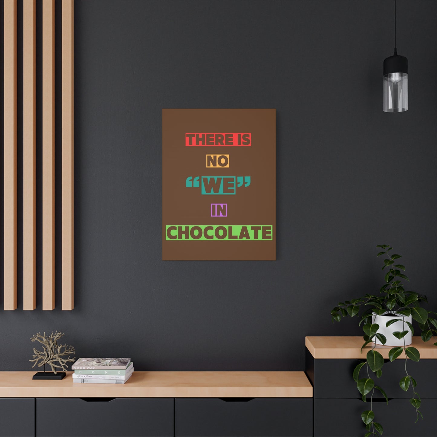 Chocolate Lovers Wall Art, Fun Kitchen Decor, Gift for Foodies, Unique Home Accent, Art Print for Chocolate Lovers