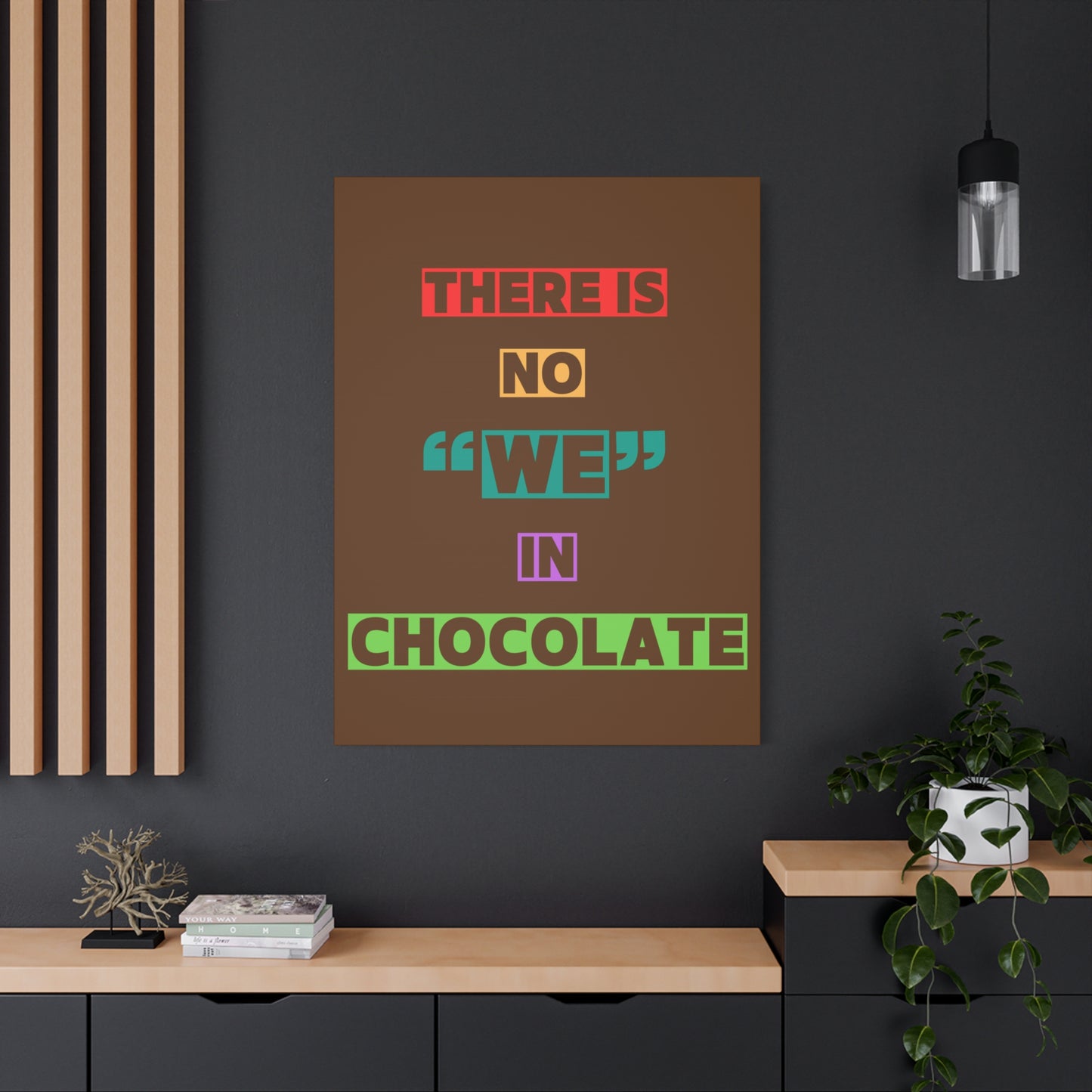 Chocolate Lovers Wall Art, Fun Kitchen Decor, Gift for Foodies, Unique Home Accent, Art Print for Chocolate Lovers