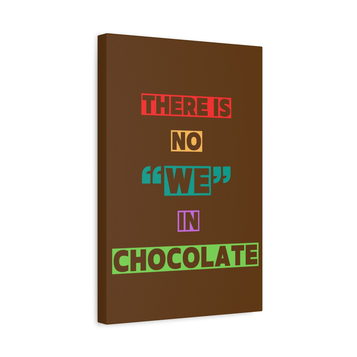 Chocolate Lovers Wall Art, Fun Kitchen Decor, Gift for Foodies, Unique Home Accent, Art Print for Chocolate Lovers