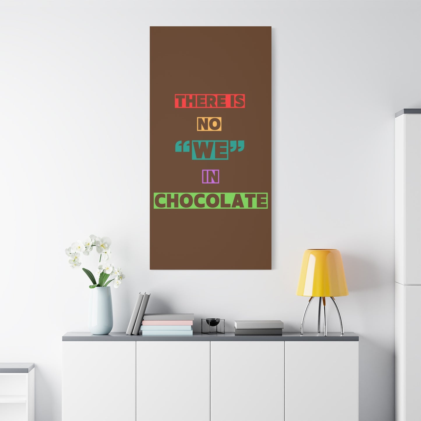 Chocolate Lovers Wall Art, Fun Kitchen Decor, Gift for Foodies, Unique Home Accent, Art Print for Chocolate Lovers