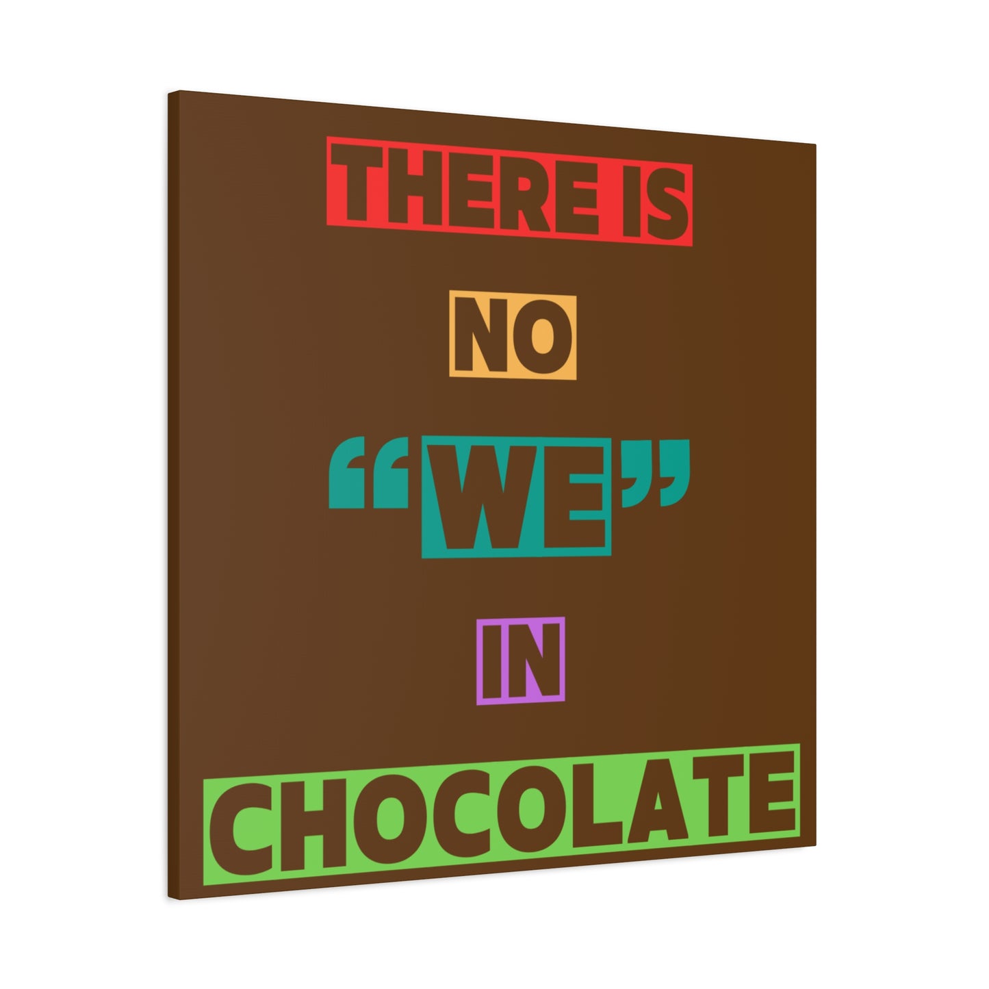 Chocolate Lovers Wall Art, Fun Kitchen Decor, Gift for Foodies, Unique Home Accent, Art Print for Chocolate Lovers