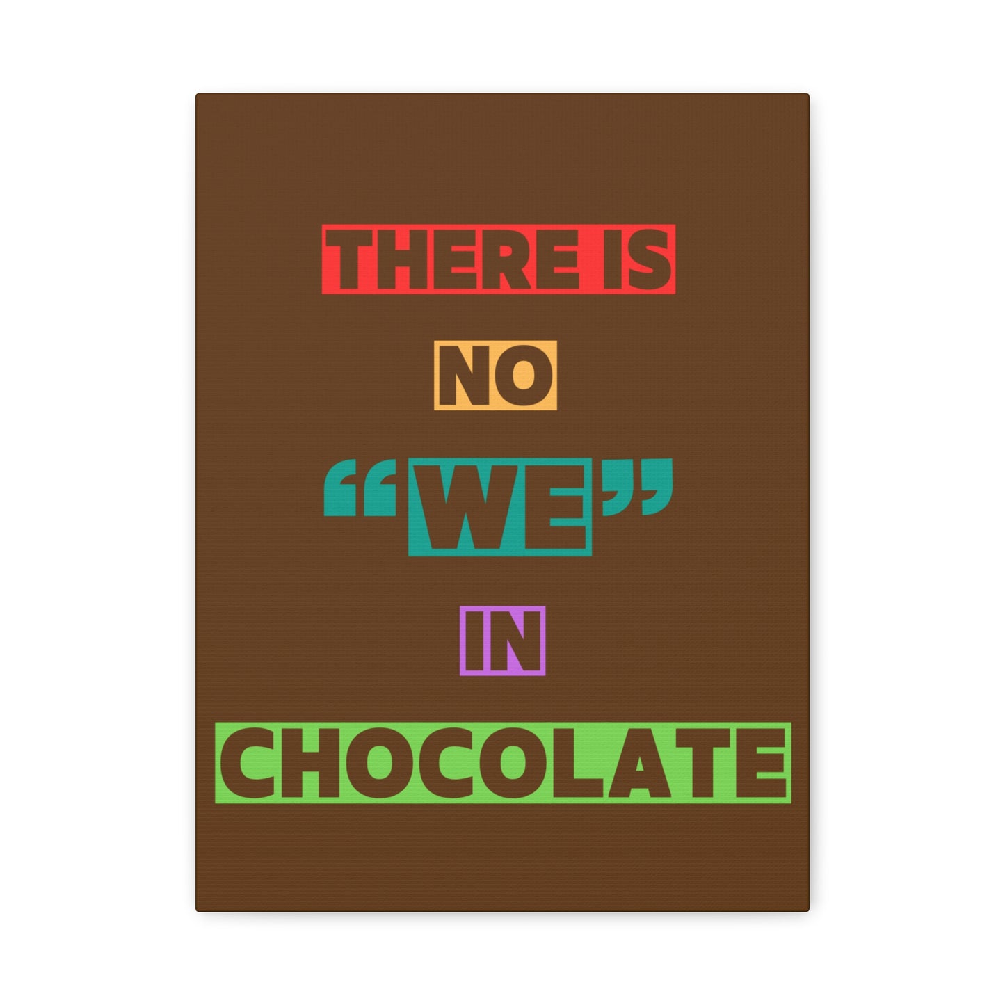 Chocolate Lovers Wall Art, Fun Kitchen Decor, Gift for Foodies, Unique Home Accent, Art Print for Chocolate Lovers